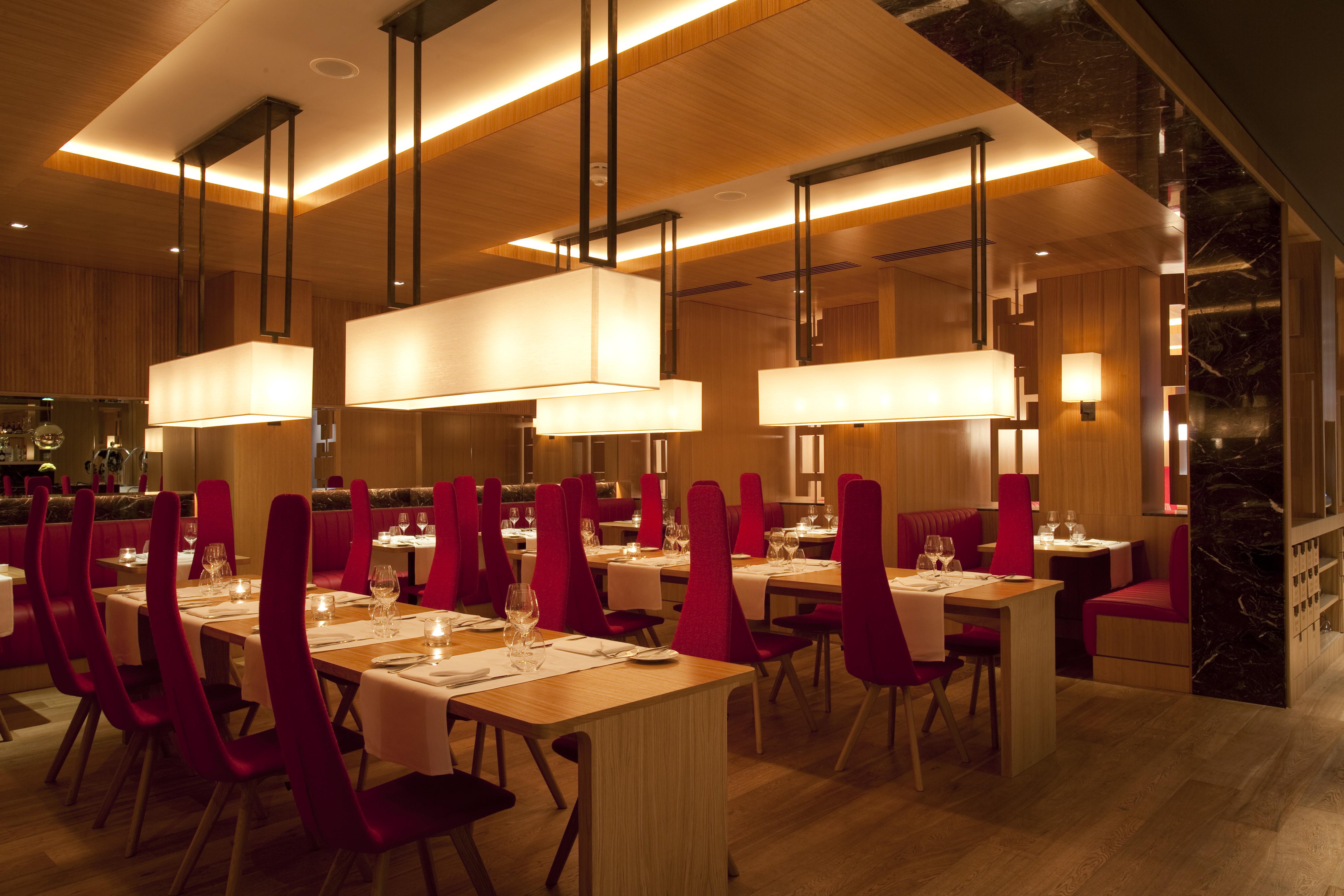 The Fitzwilliam Hotel Belfast Restoran fotoğraf Restaurant in the hotel