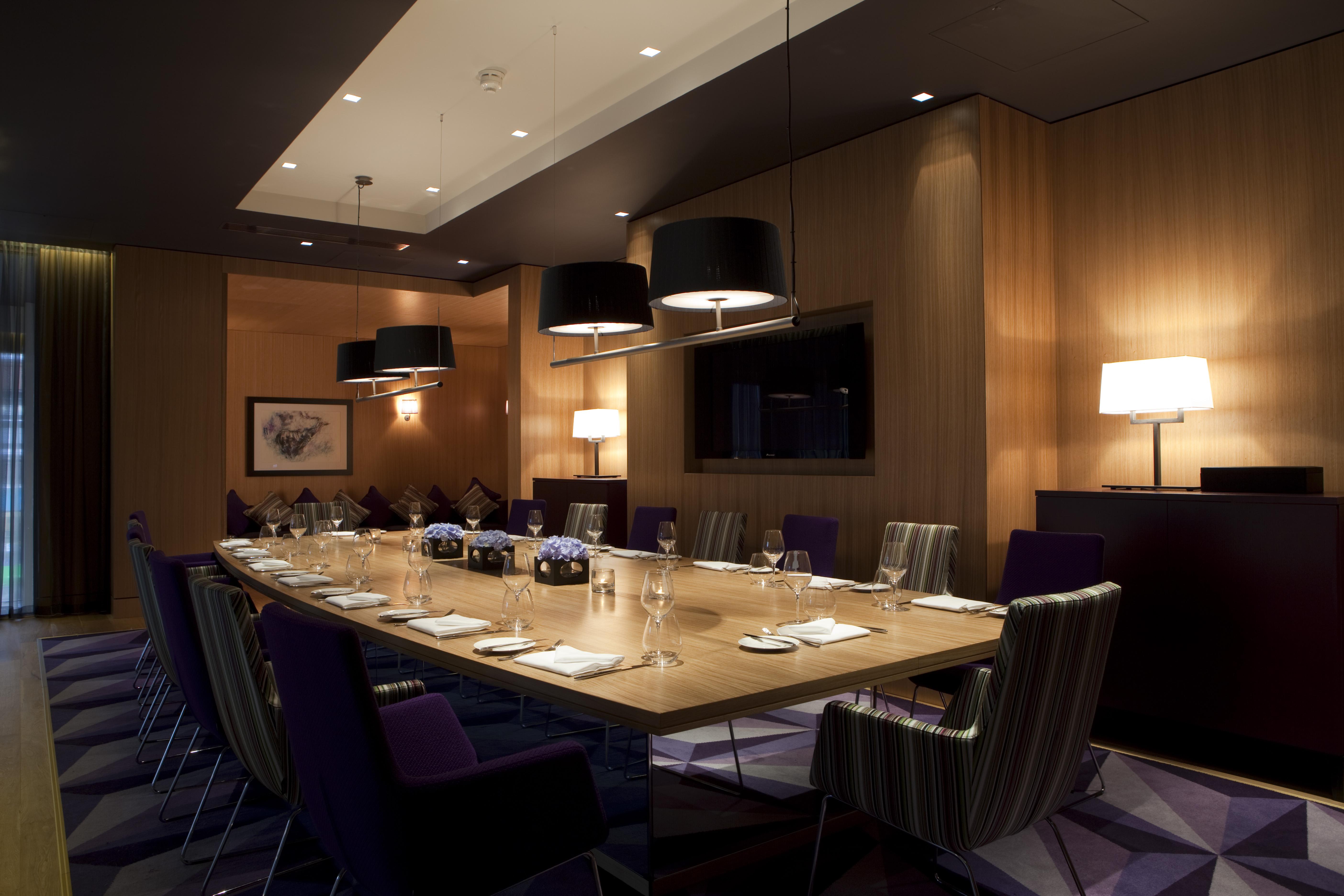 The Fitzwilliam Hotel Belfast Konforlar fotoğraf The private dining room at the restaurant